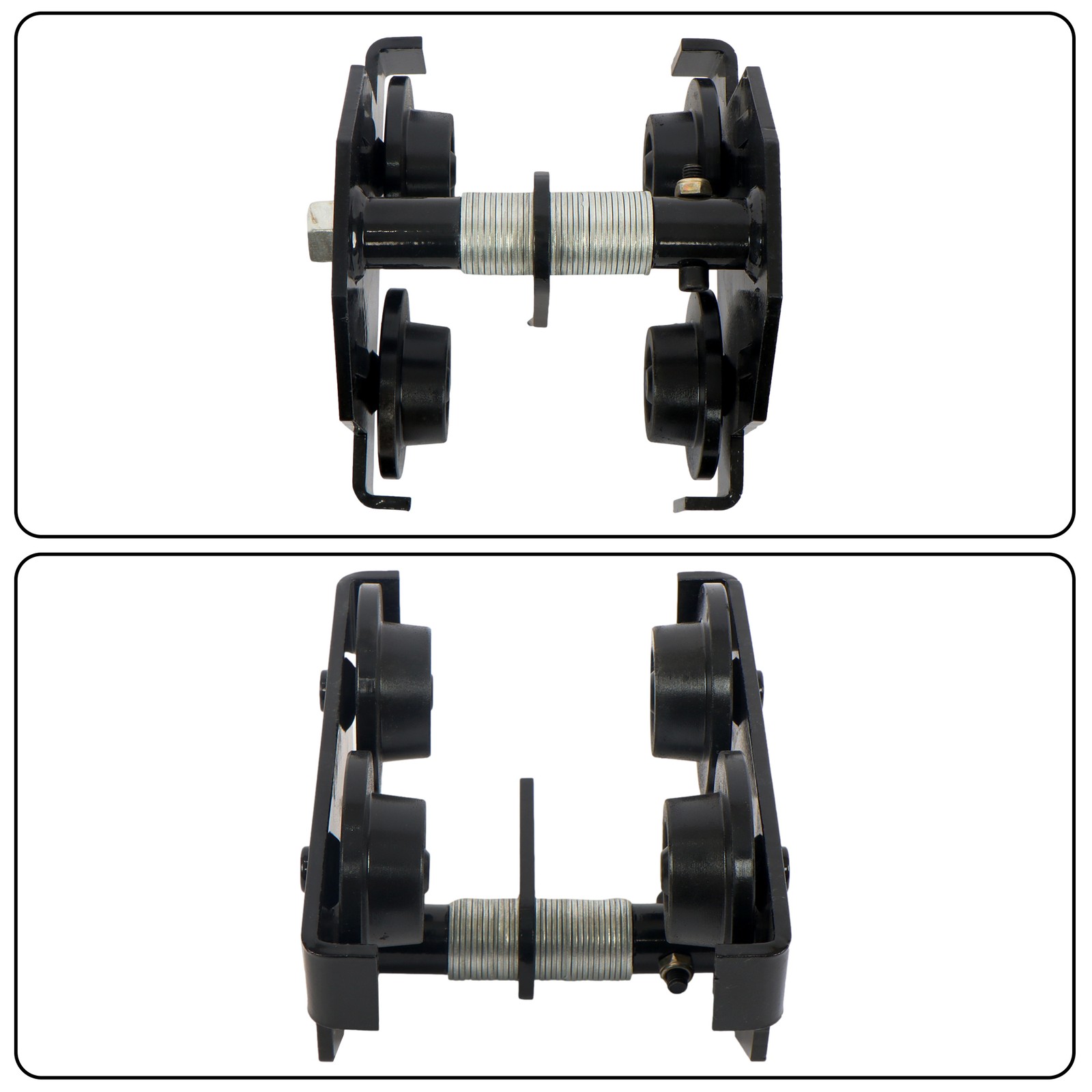 1100lb/0.5t I-Beam Trolley Alloy Steel Double Wheel I-Beam Flange Width 55-135mm