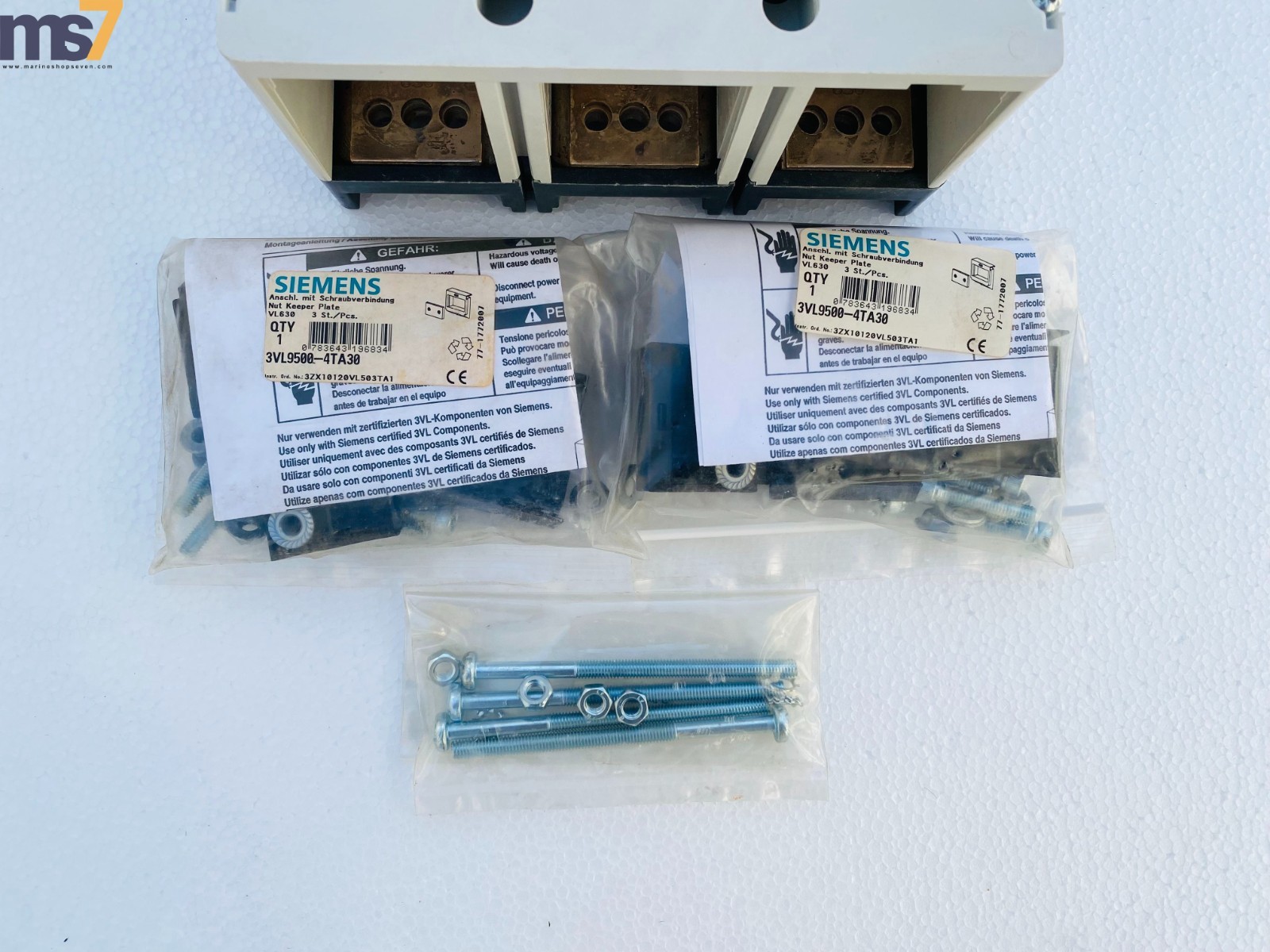 SIEMENS 3VL5763-1AA36-0AA0 VL630N MOLDED CASE CIRCUIT BREAKER 630A 3P #NEW