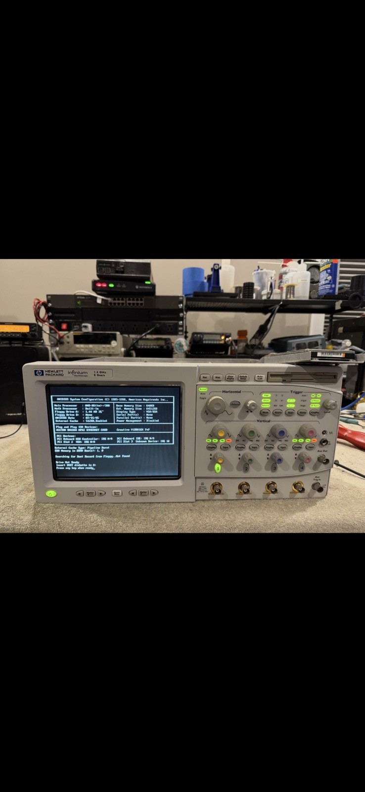 HP 54845A Infiniium Oscilloscope 1.5 MHz 8 GSa/s – Parts Or Repair