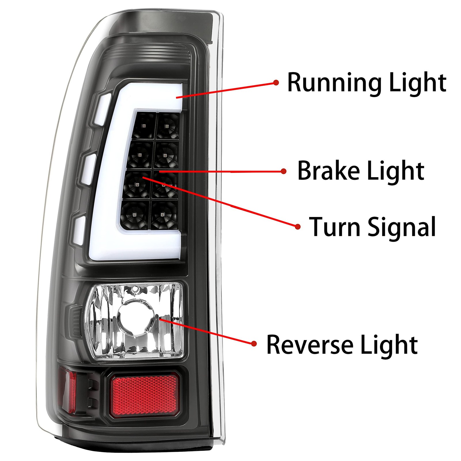Kojem LED Tail Lights Compatible with 1999-2006 Chevy Silverado 1999-2002 GMC…