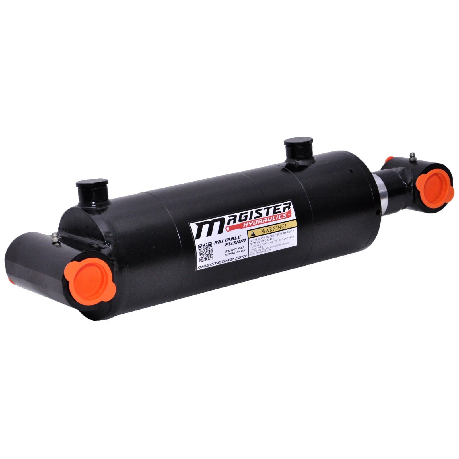 Hydraulic Cylinder Welded Double Acting 4″ Bore 8″ Stroke Cross Tube 4×8 NEW