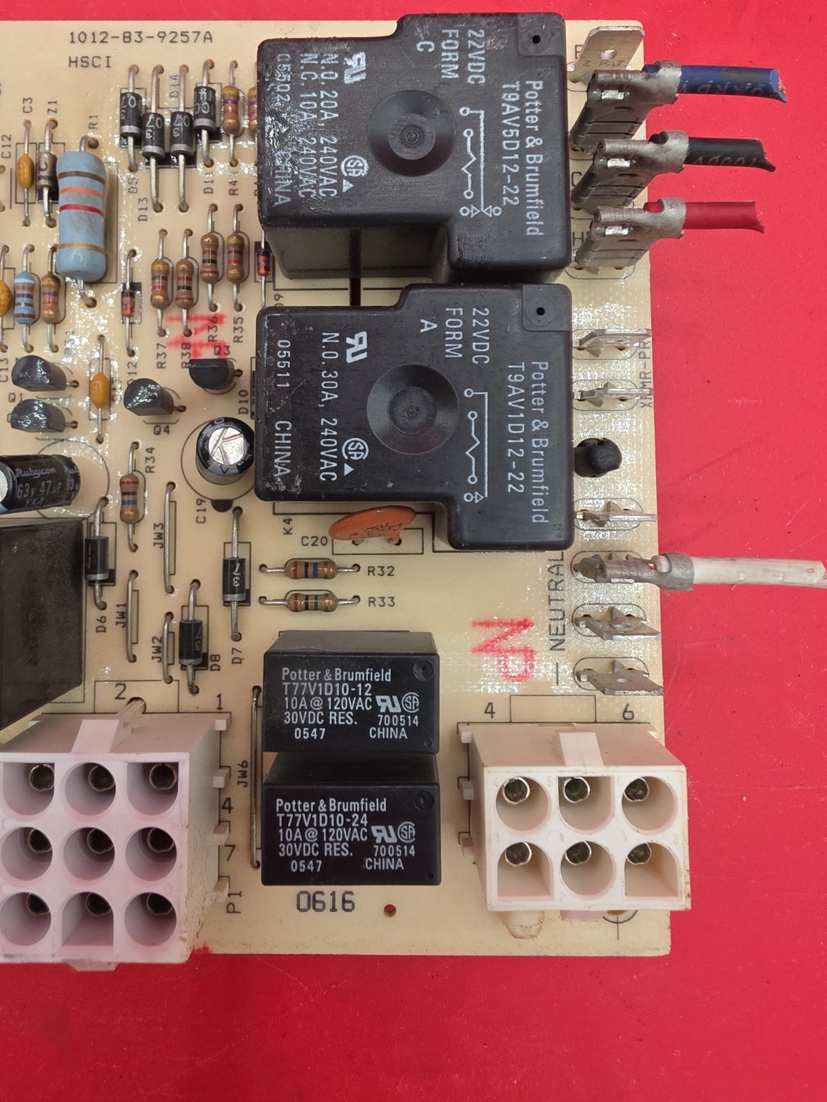 Rheem Ruud 1012-925C Furnace Control Circuit Board 62-24268-03 1012-83-9257A