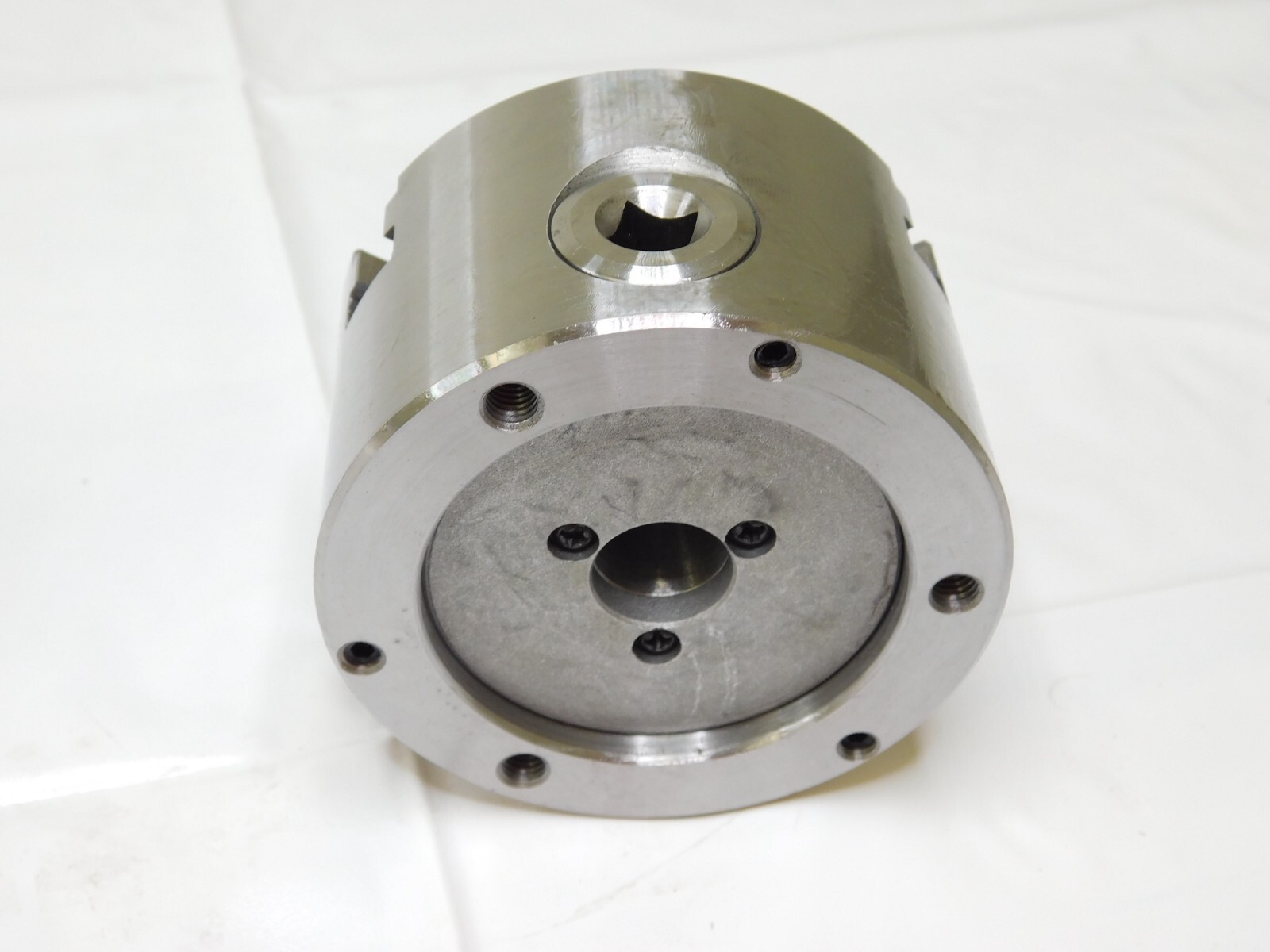 Manual Lathe Chuck Self-Centering Plain Back 3″ Diam X 3 Jaws K11-80(G)