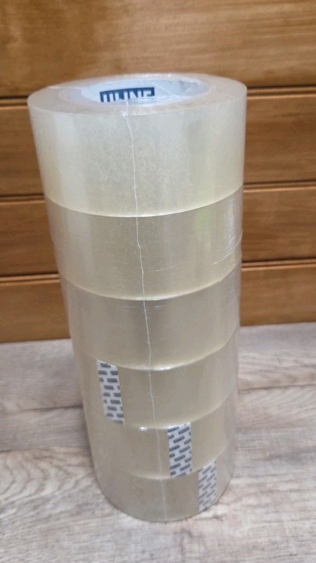 6 Rolls Of ULINE S-423 2″ x 110yds 2mil Clear Packing/Shipping Tape New Sealed