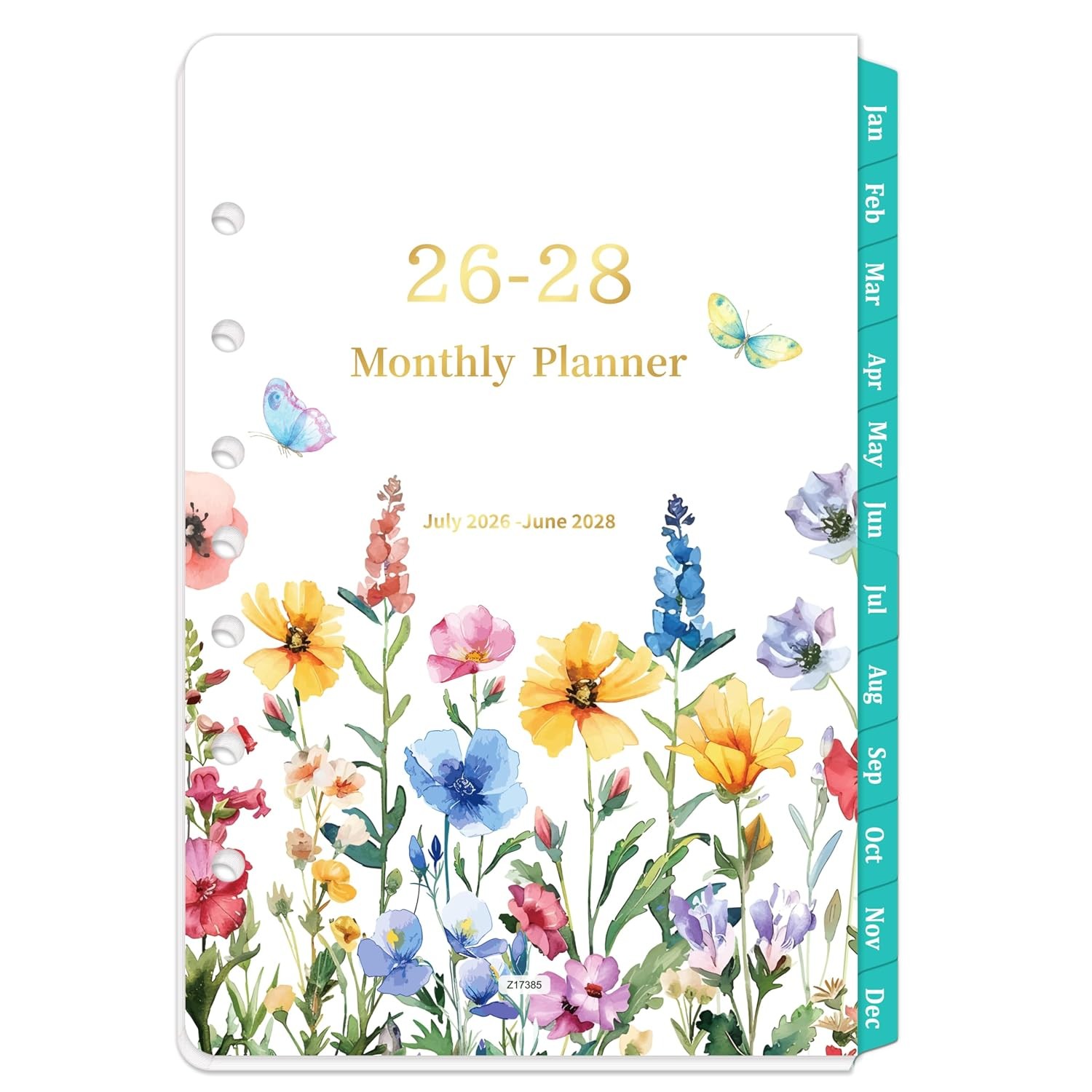 2028 Monthly Planner Refill A5 7-Hole Punched Planner Inserts July 2026-2028