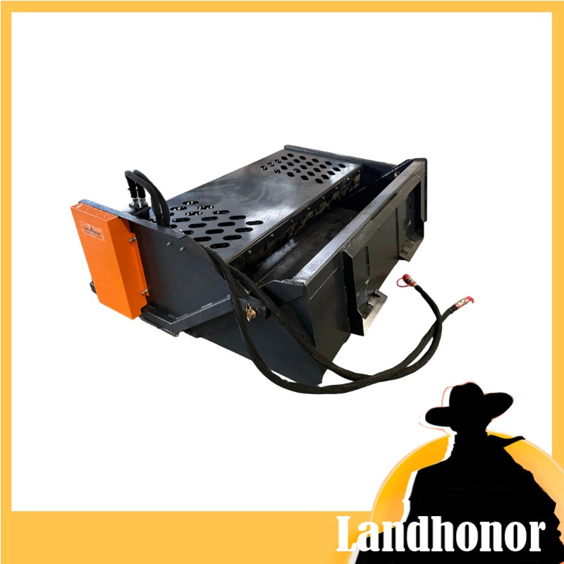 Landhonor 7in Harley Landscape Power Rake Attachment for Soil Leveling & Grading