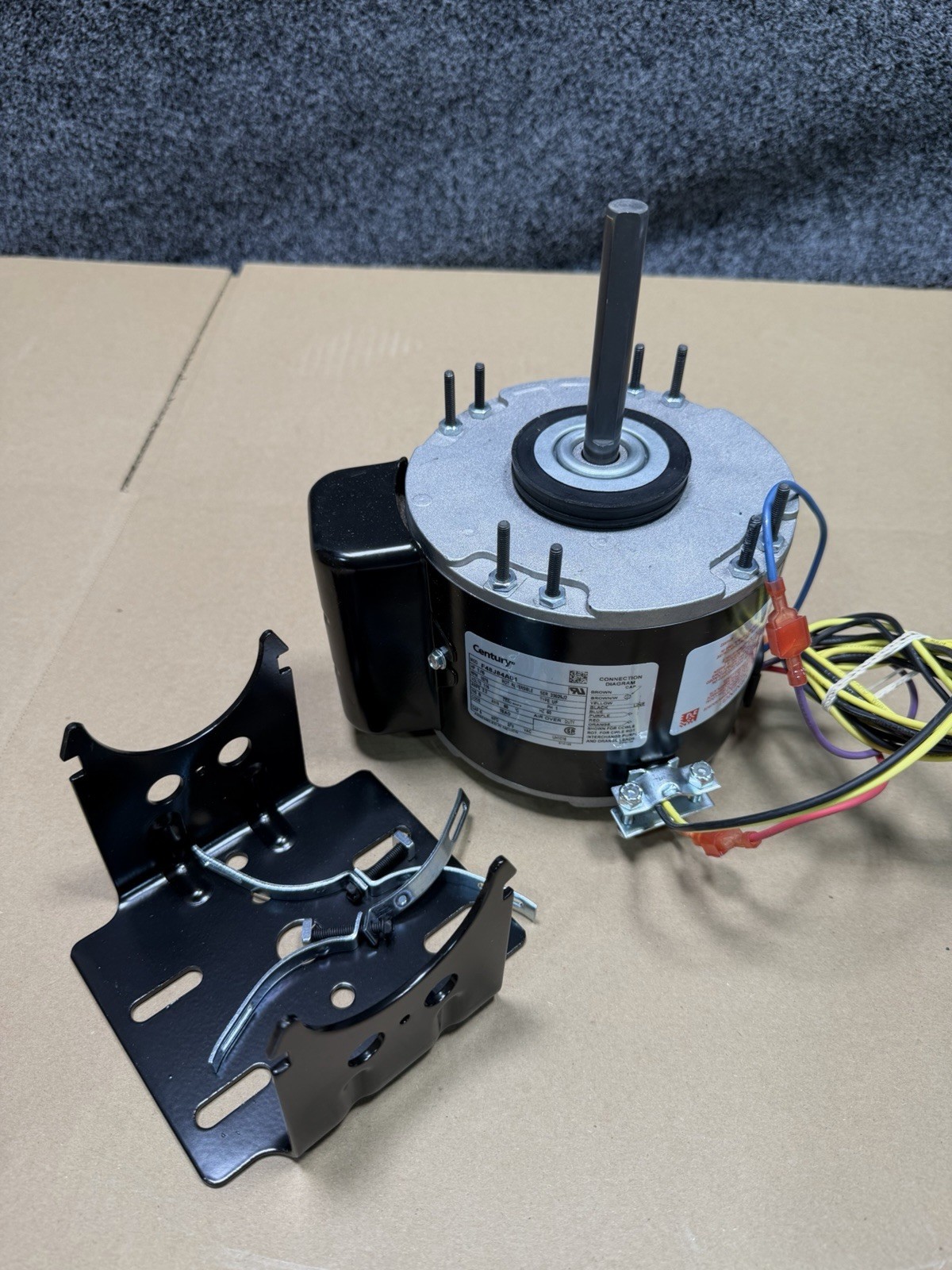 Century UH1016 F48J84A01 Direct Drive Blower Motor 115V, 1/6 HP, 1075 RPM