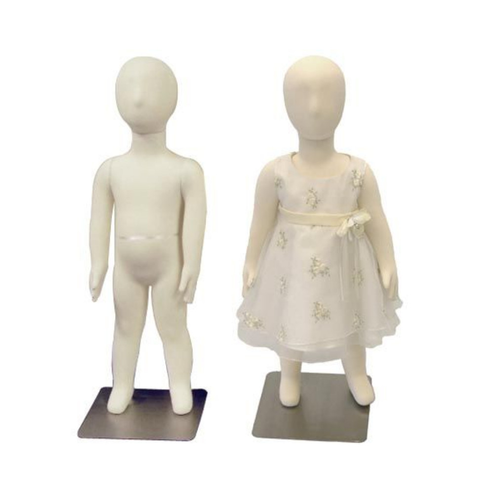 Child Flexible Full Body 1 Year Old Mannequin Dress Form with Removable Head