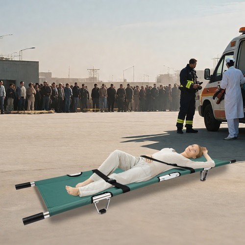 Foldable Stretcher Portable Stretcher for Medical Emergency Medical Stretcher