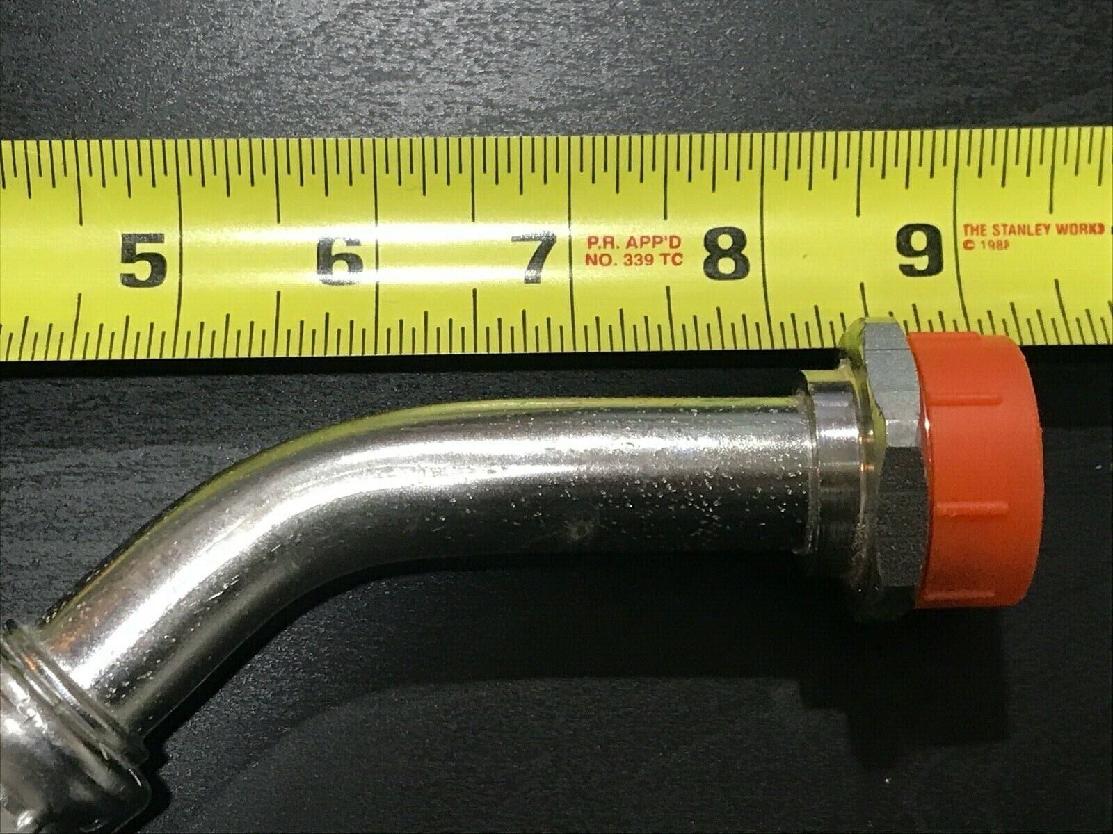 Cat 369-7655 Hose Assembly 19″ Long Parker 7638 19 mm I.D.3/4″ R134a-1474A – New