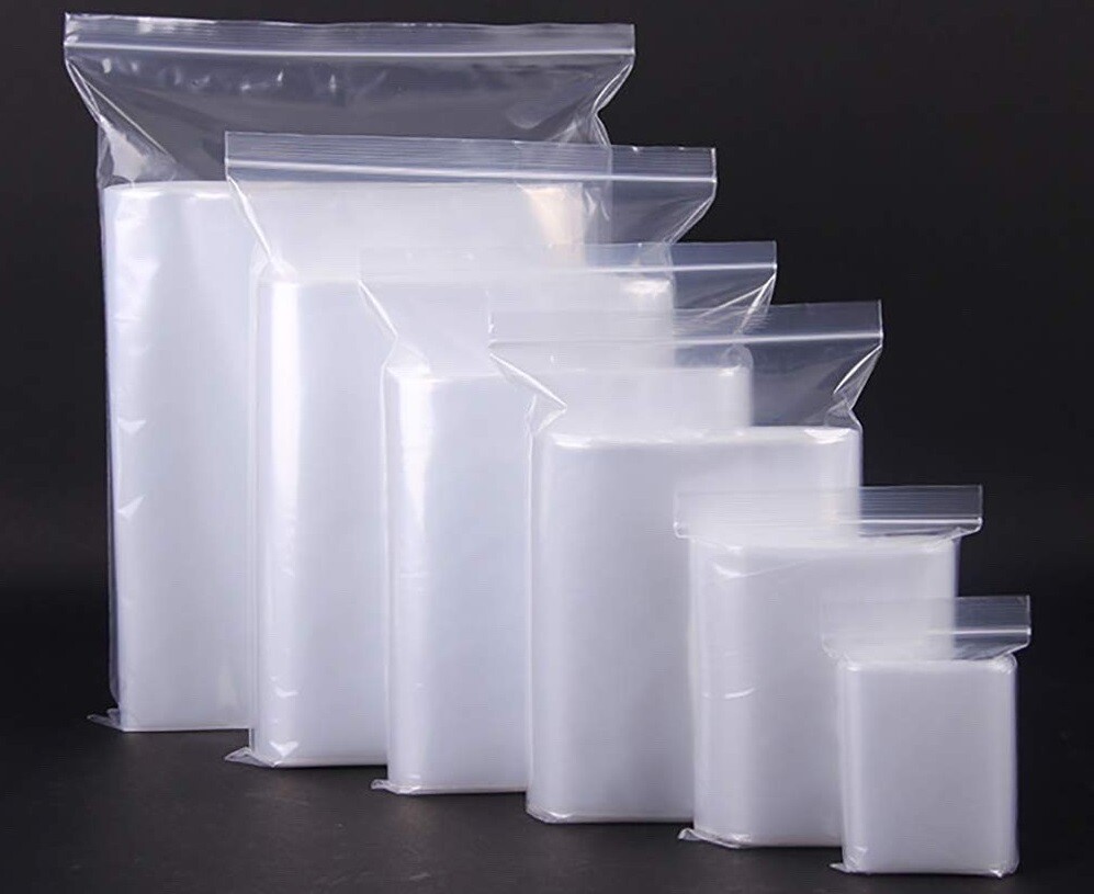 Clear Top Lock Zip Seal Plastic Bags 2Mil Reclosable Jewelry Pill Small Mini Bag