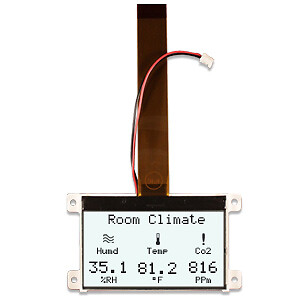 Newhaven Display NHD-C12864WO-B1TFH#-M Chip on Glass- Graphic – 128 x 64 Pixe…