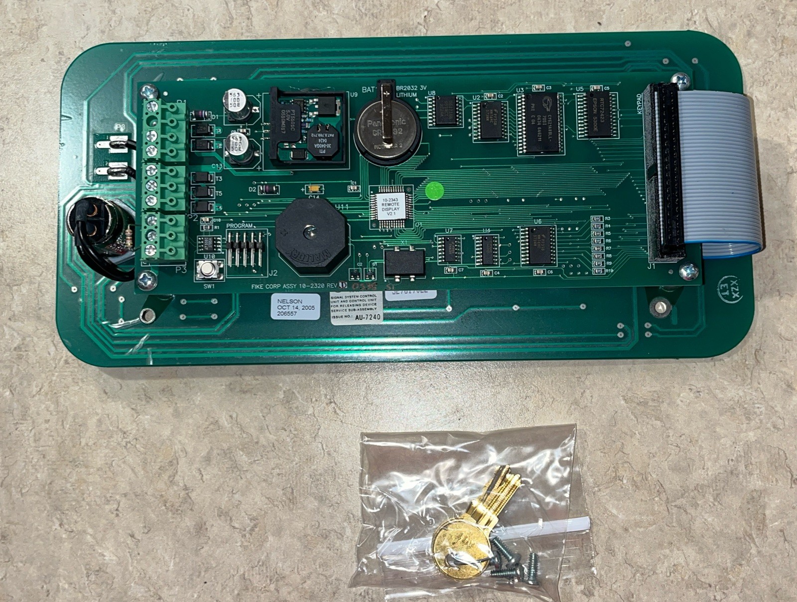 Fike Alarm 10-2321 Remote Display w/ Key