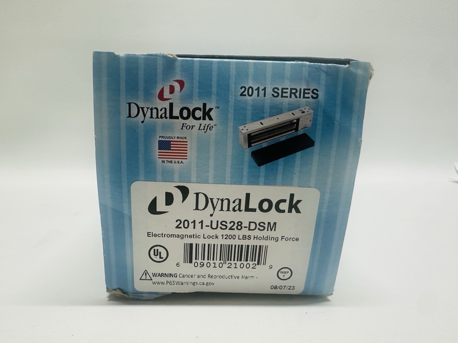NEW DynaLock 2011-US28-DSM Electromagnetic Lock 1200lbs Holding Force
