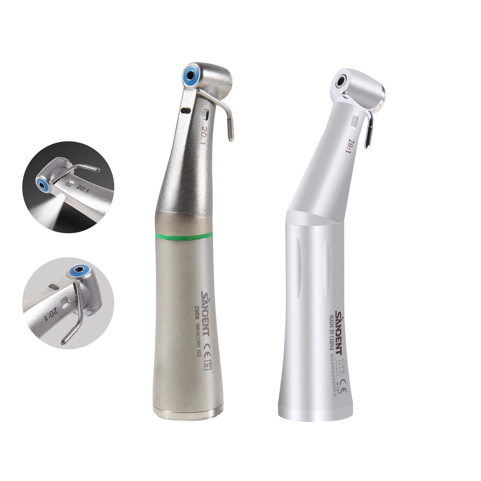 Dental Implant Handpiece 20:1 (LED) Contra Angle Fit NSK Implant Motor