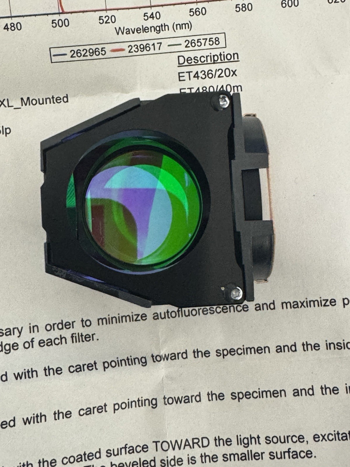 Olympus U-I3N49005 ET-DsRed C155380 Fluorescent Cube