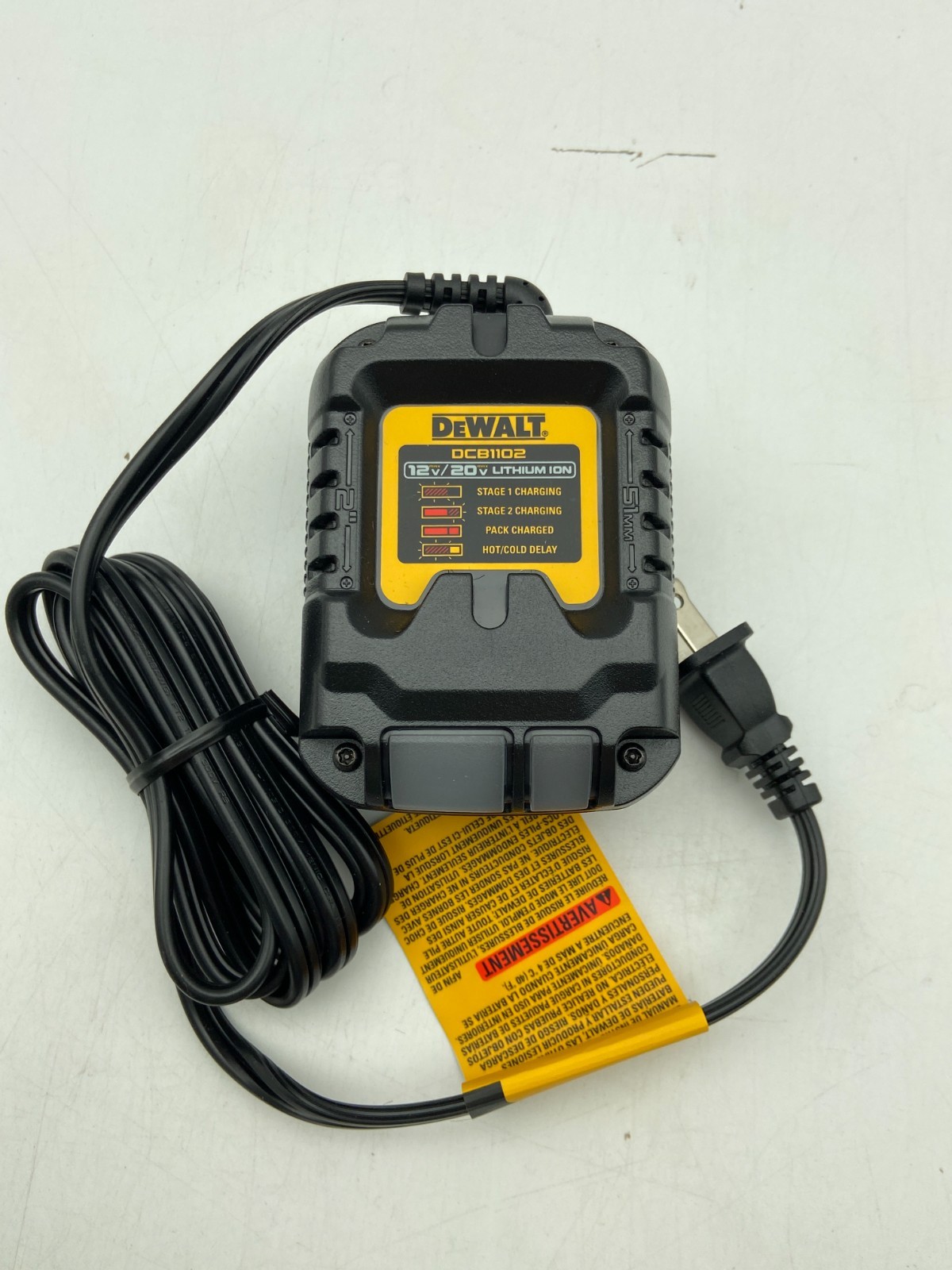 Dewalt DCB1102 Lithium Ion Battery Charger 12v/20v Max