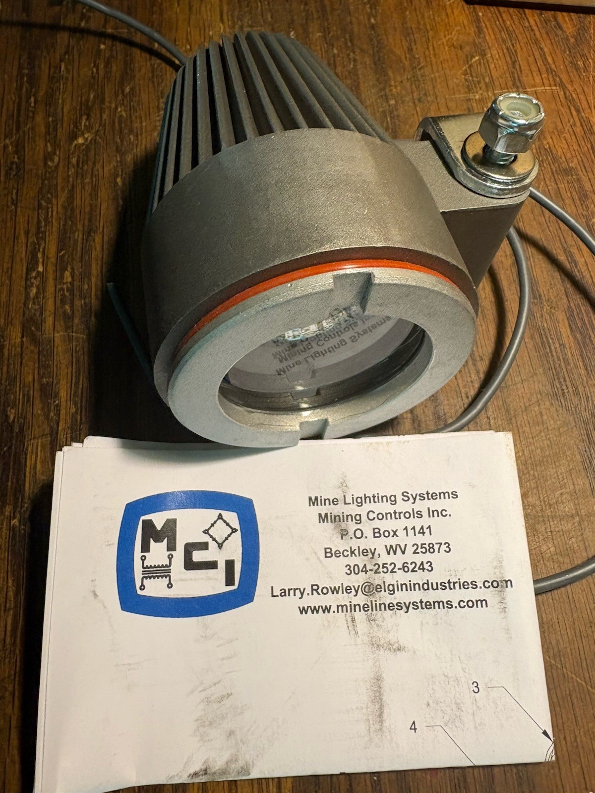 NEW NIB MCi Mining Model T50 Non-Permissible Head Light Assembly 7030-35880-2