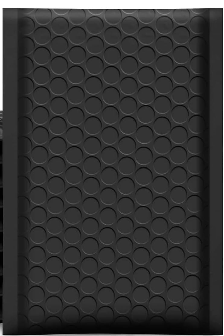 Prinko Bubble Mailers 8.25×12 Inch 25 Pack Poly Padded 8.25×12, Black