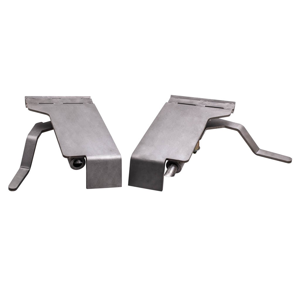 2 Pcs Skid Steer Quick Tach Conversion Adapter Steel For Latch Box Weld-On