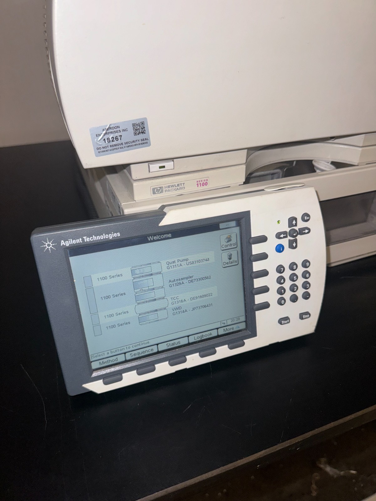 HP/Agilent 1100 HPLC System Pump Autosampler G1314A VWD Detector #18267