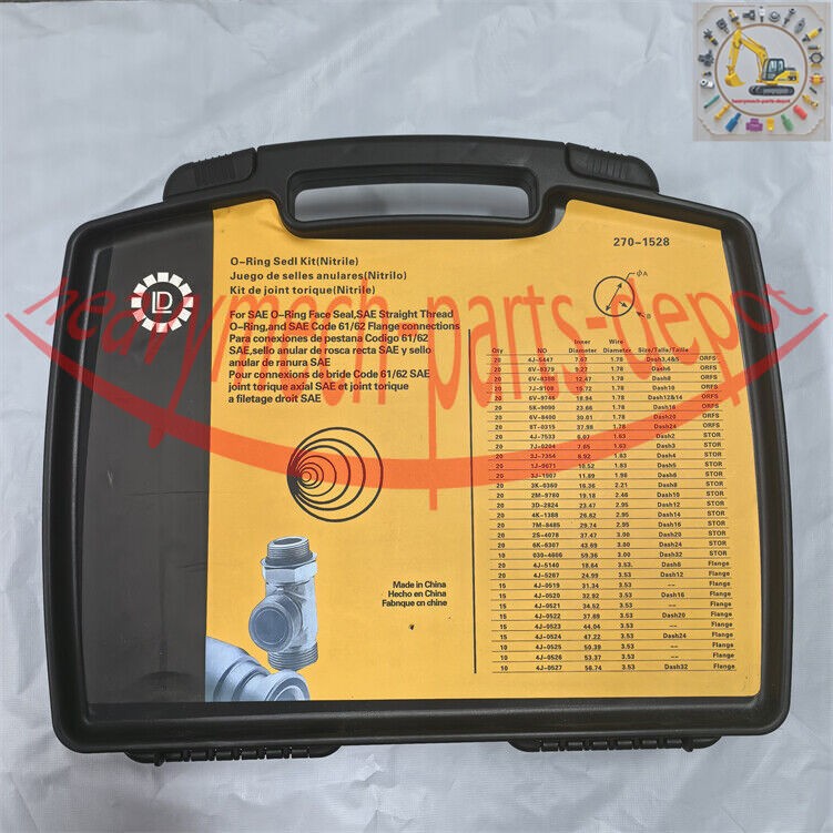 O-RING Kit 270-1528 Nitrile Rubber Seal Kits Box for Caterpillar CAT Excavator
