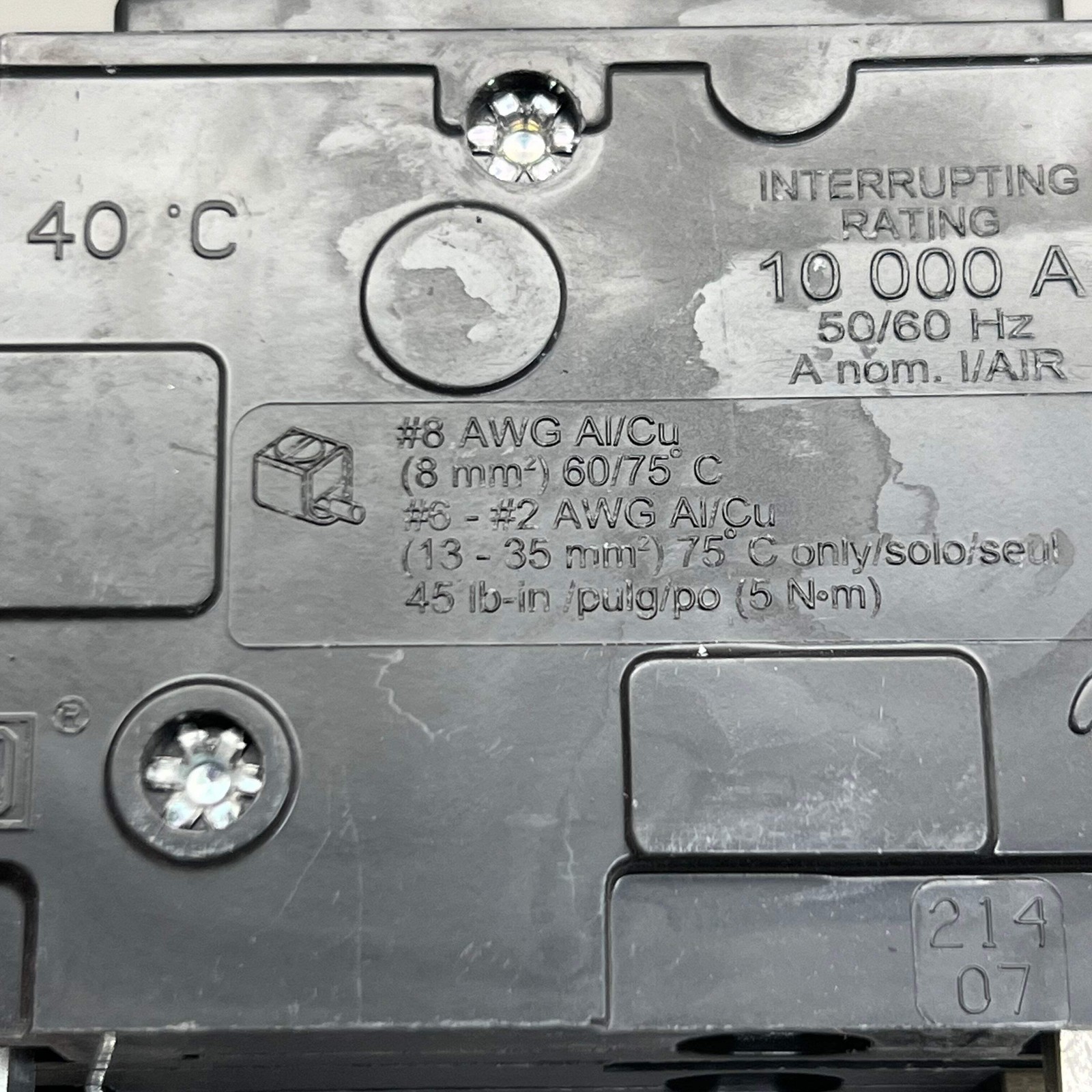 SQUARE D Plug-on Circuit Breaker 60A-120/240V QO260