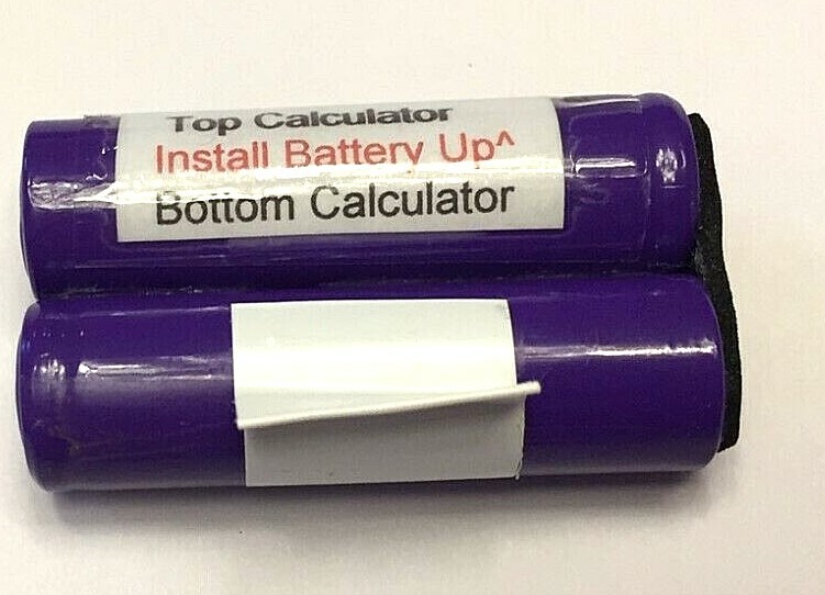 Hewlett Packard Calculator Battery 2800 maH for HP-31E,32E,33E,33C,34C,37E 38CE