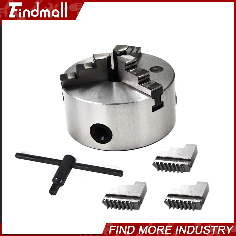 Findmall 125mm 3-jaw Self Centering Lathe Chuck For Drilling Milling Machine