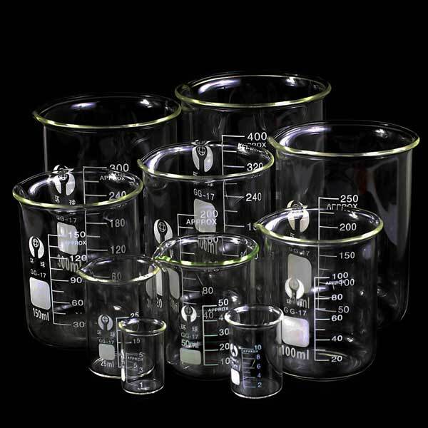 Wholesale 5ml – 3000ml Laboratory Chemistry Borosilicate Glass Beakers Measuring