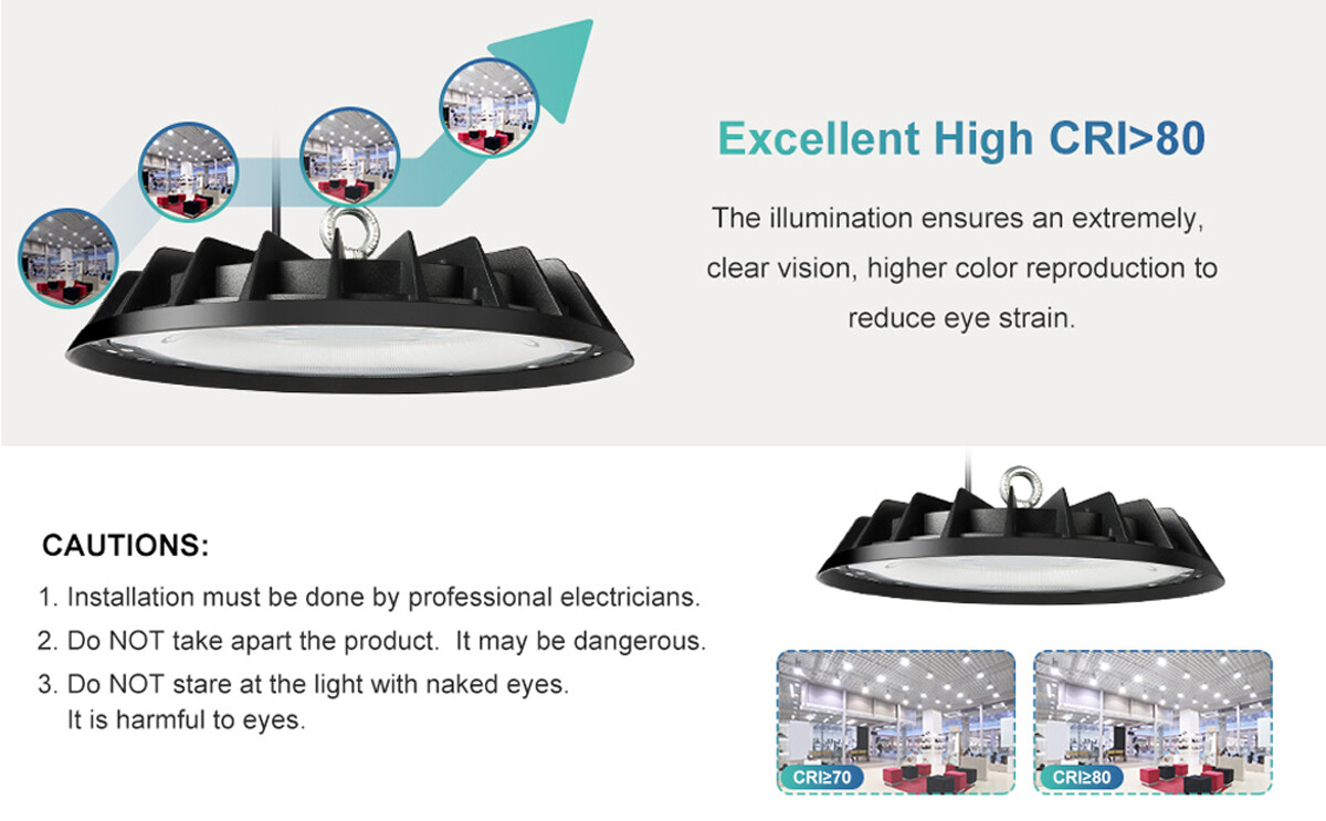 10Pack 200W UFO Led High Bay Light Commercial Industrial Factory Warehouse Light