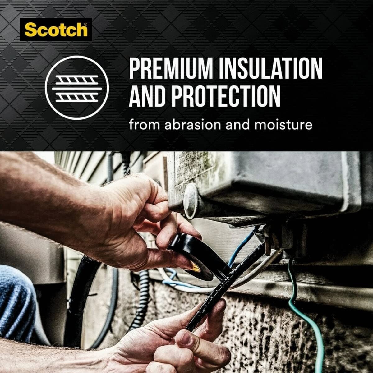 3M 33+TM Vinyl Electrical Tape 3/4X450 Vinyl Plastic Indoor and Outdoor use