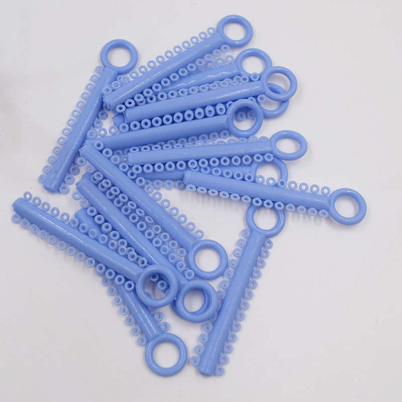 1040Pcs Dental Ligature Rubber Ties Orthodontic Elastic Bands Braces 6 Color