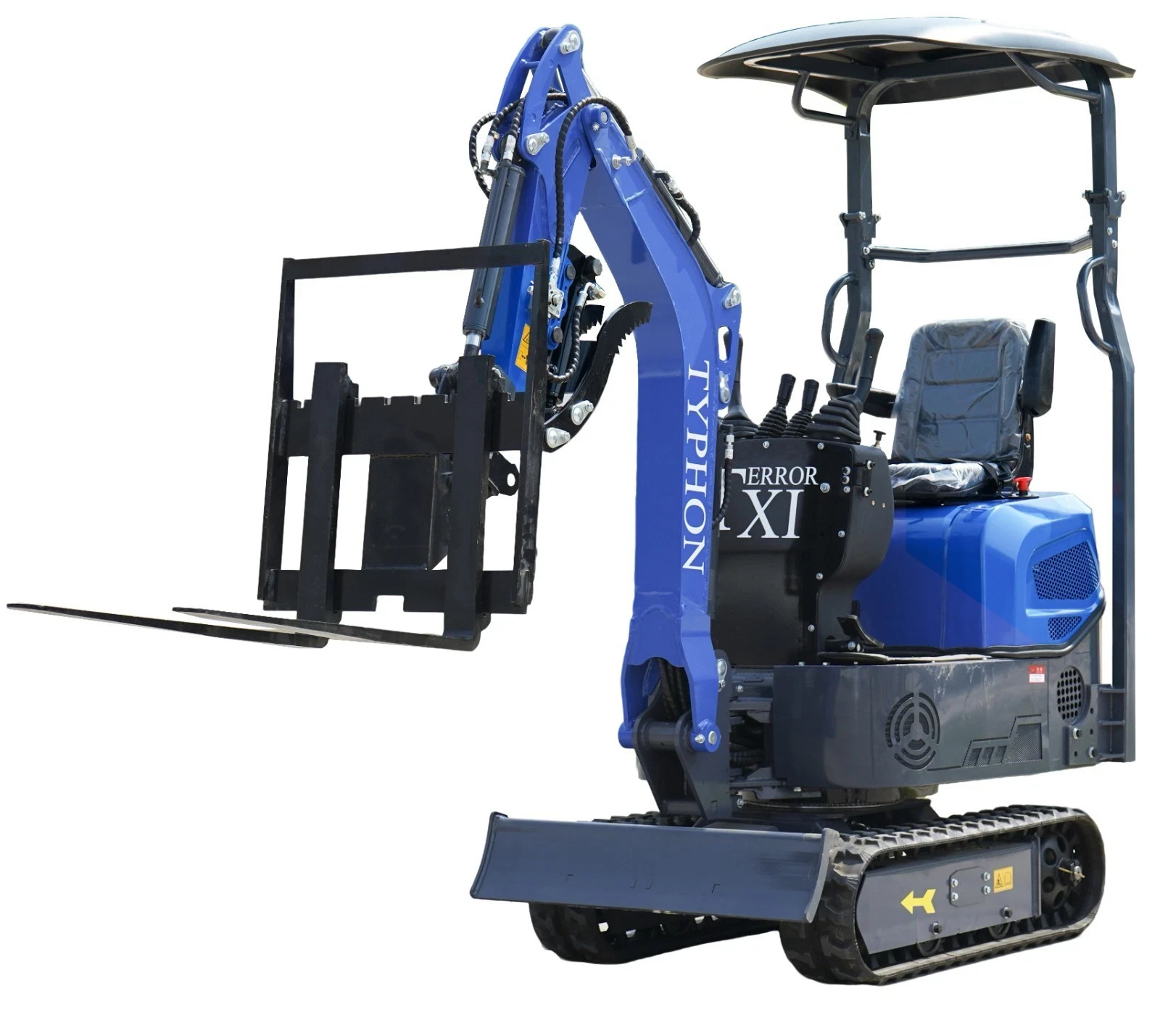 13 Attachments Bundle TERROR XI Mini Excavator Digger 13.5hp Gas B&S EPA Engine