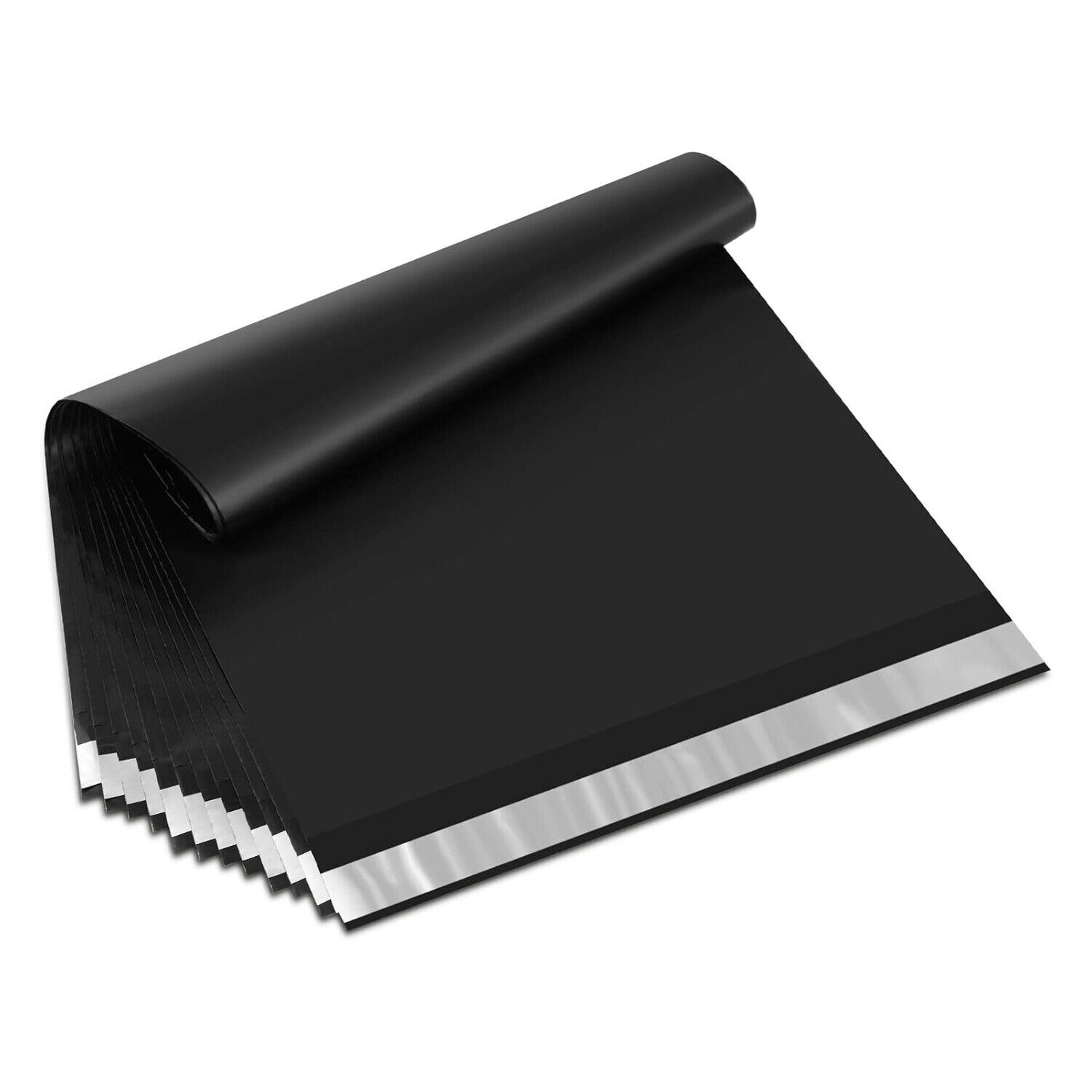 1000 7.5″x10.5″ Black Poly Mailers Shipping Bags Packaging Envelopes – 2 Mil