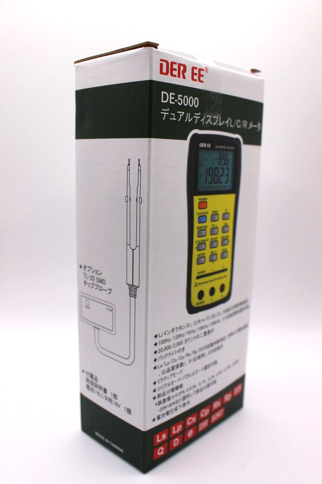DER EE DE-5000 High Accuracy Handheld LCR Meter Main unit only W95 H188 T52 mm