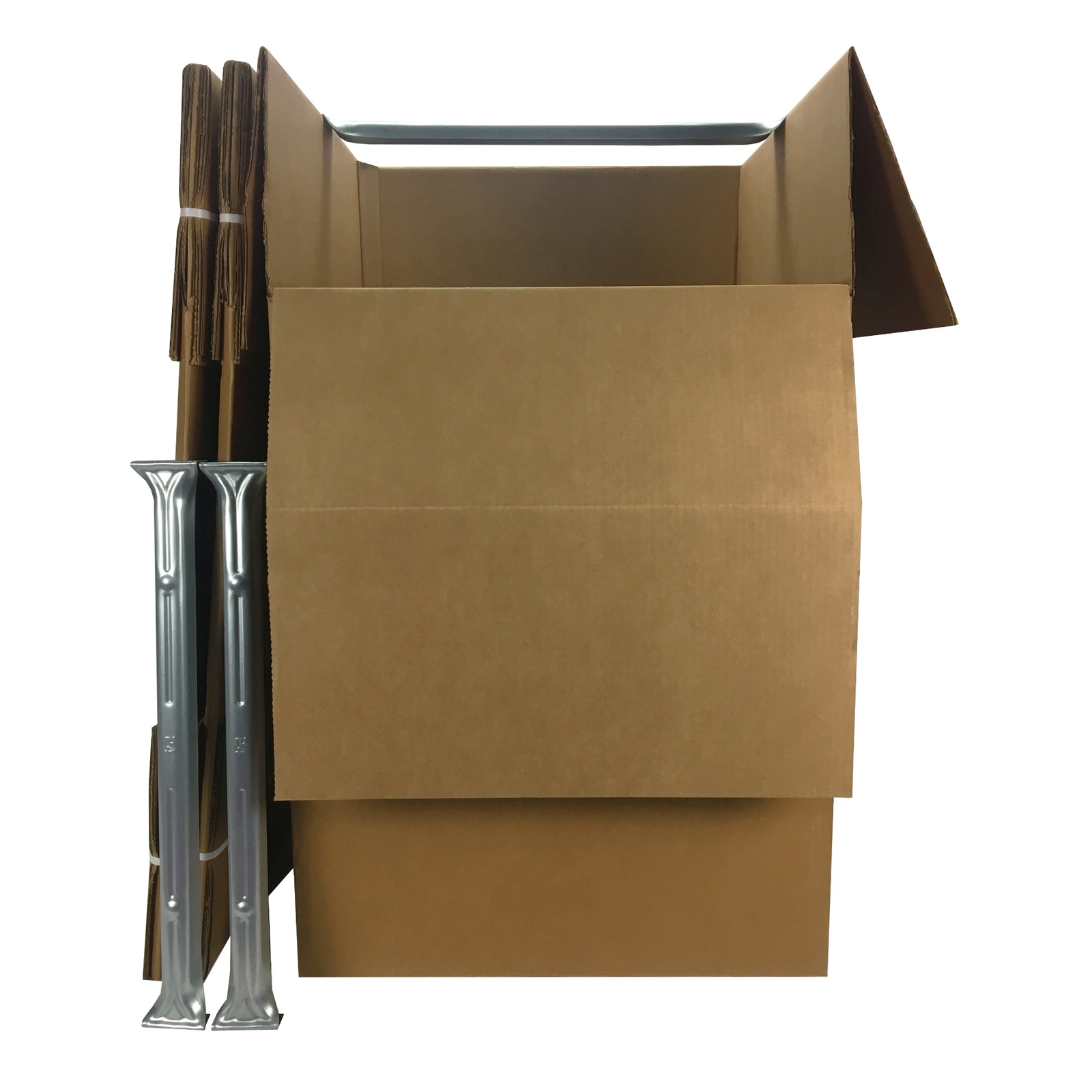 UBMOVE Large Corrugated Wardrobe Moving Boxes (Bundle of 3) 24″ x 24″ x40″