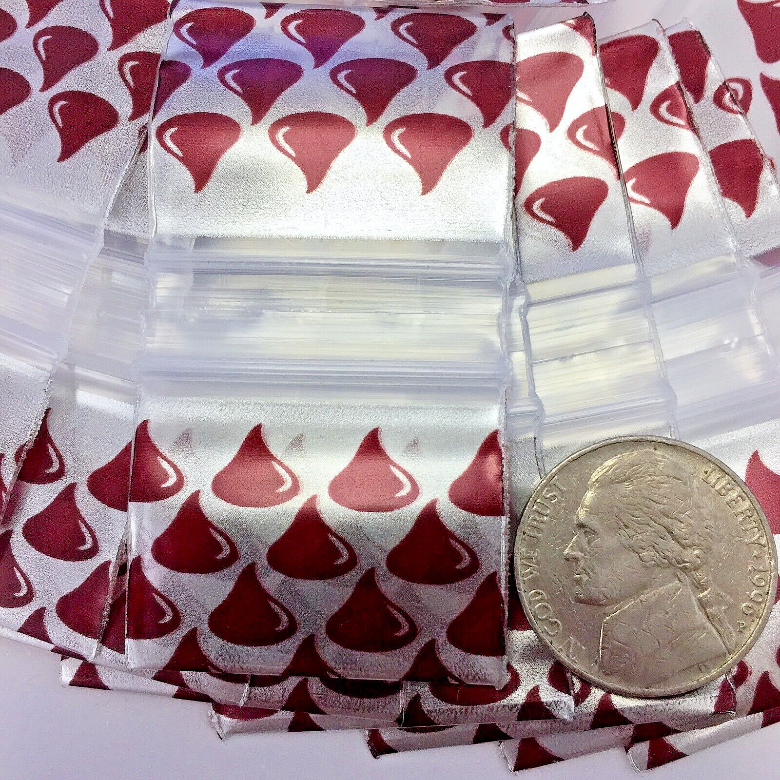 2.5 MIL 12510 MINI ZIP DESIGN BAGS 1.25″X1″ 10 DSN PRE-MIX 1000PCS, READ DETAILS
