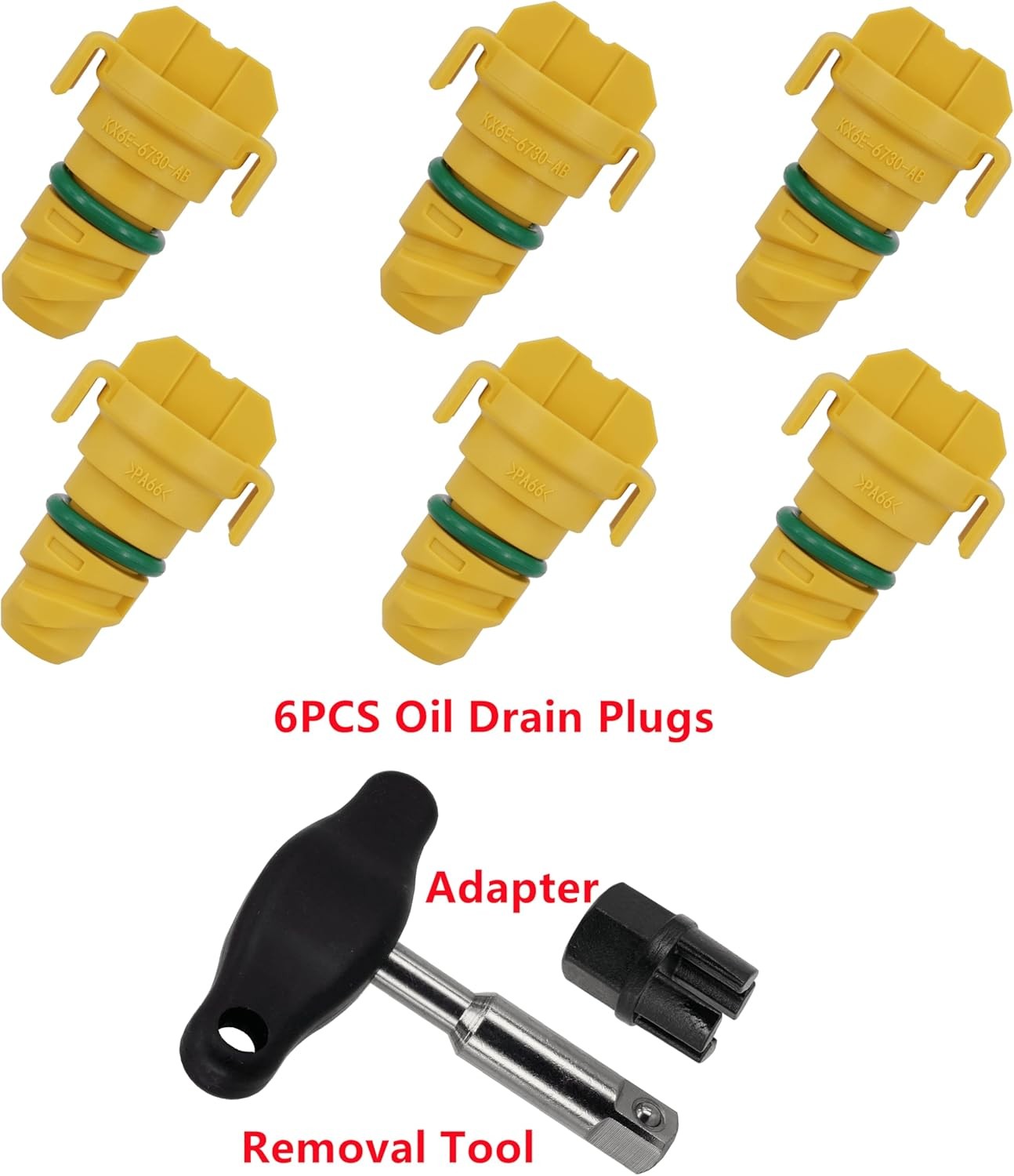 8 PACK Oil Drain Plug Fit For 2011-2024 F-150 Mustang Bronco Edge Explorer Aviat