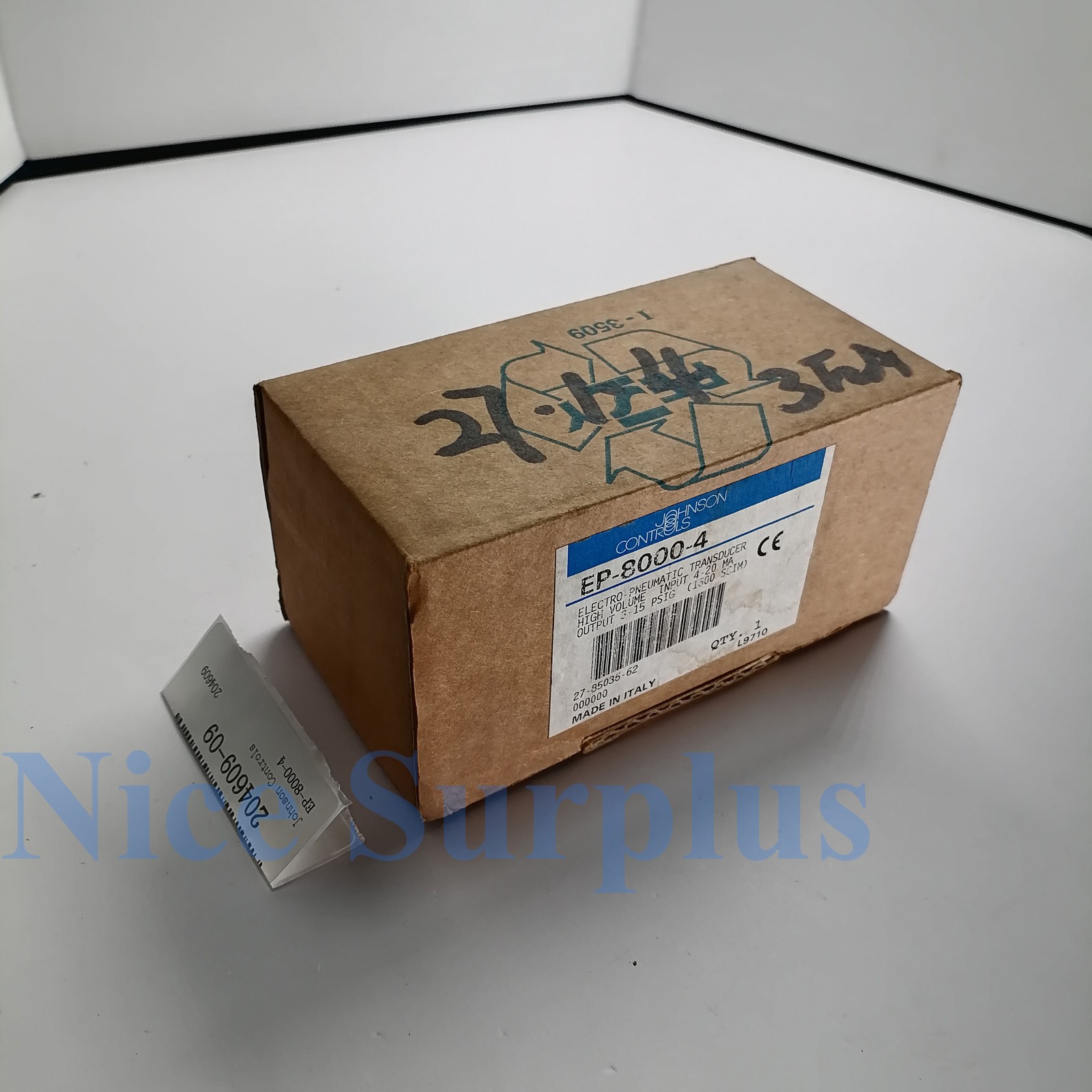 Johnson Controls EP-8000-4 Electro-Pneumatic Transducer #204609-09