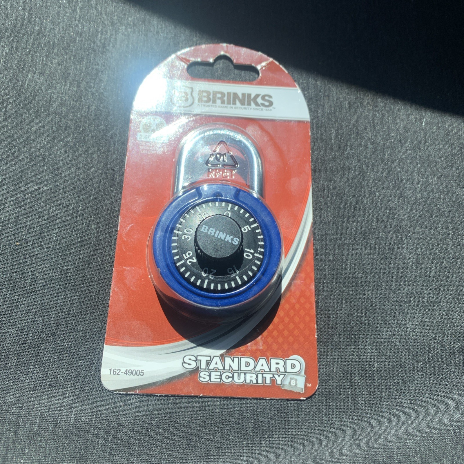 BRINKS ~ CUT & PRY RESISTANT Steel Security Camouflage Dial Combination Padlock