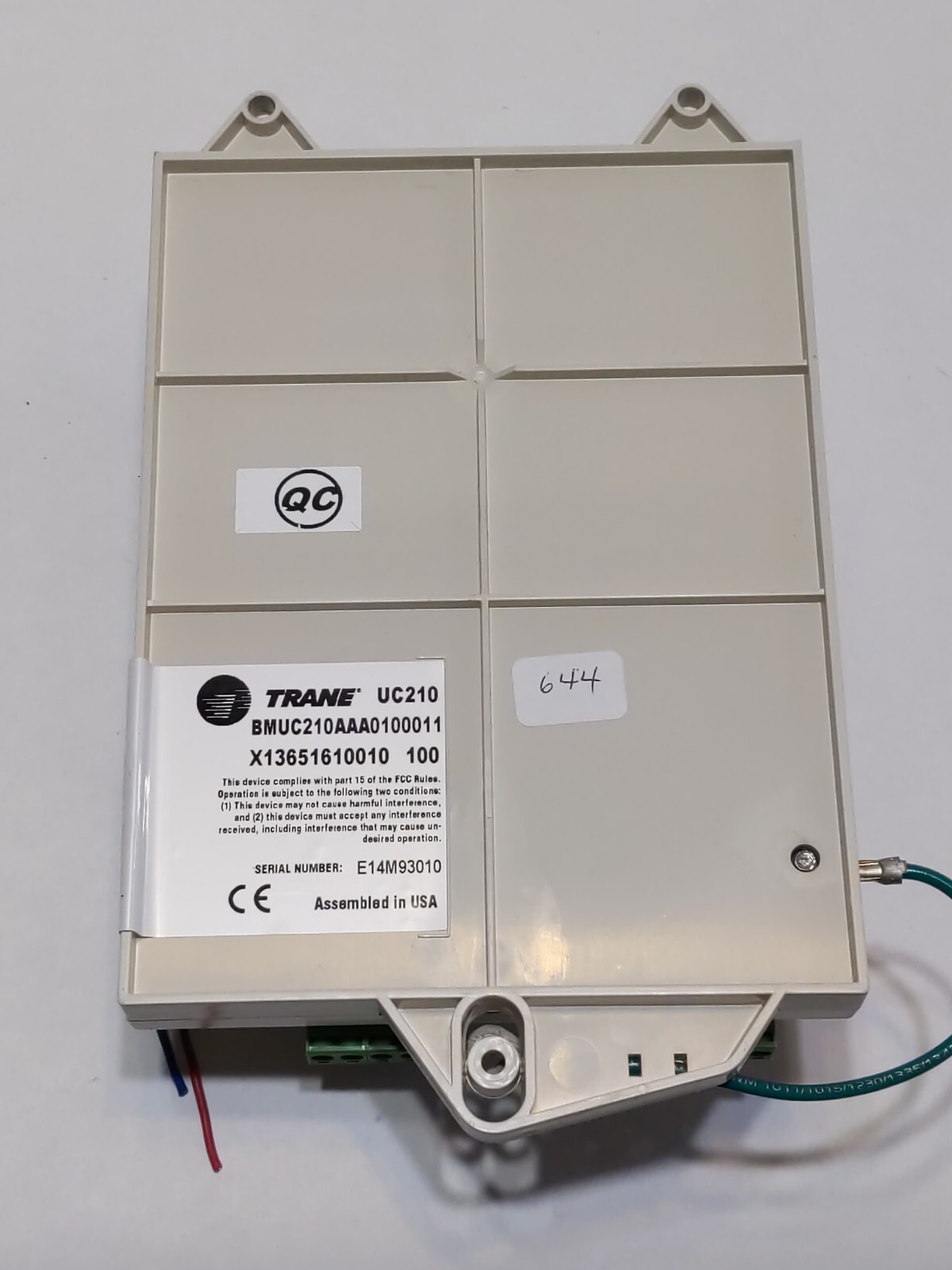 Trane UC210 X13651610010 VAV Controller, BMUC210AAA0100011-Returns Accepted