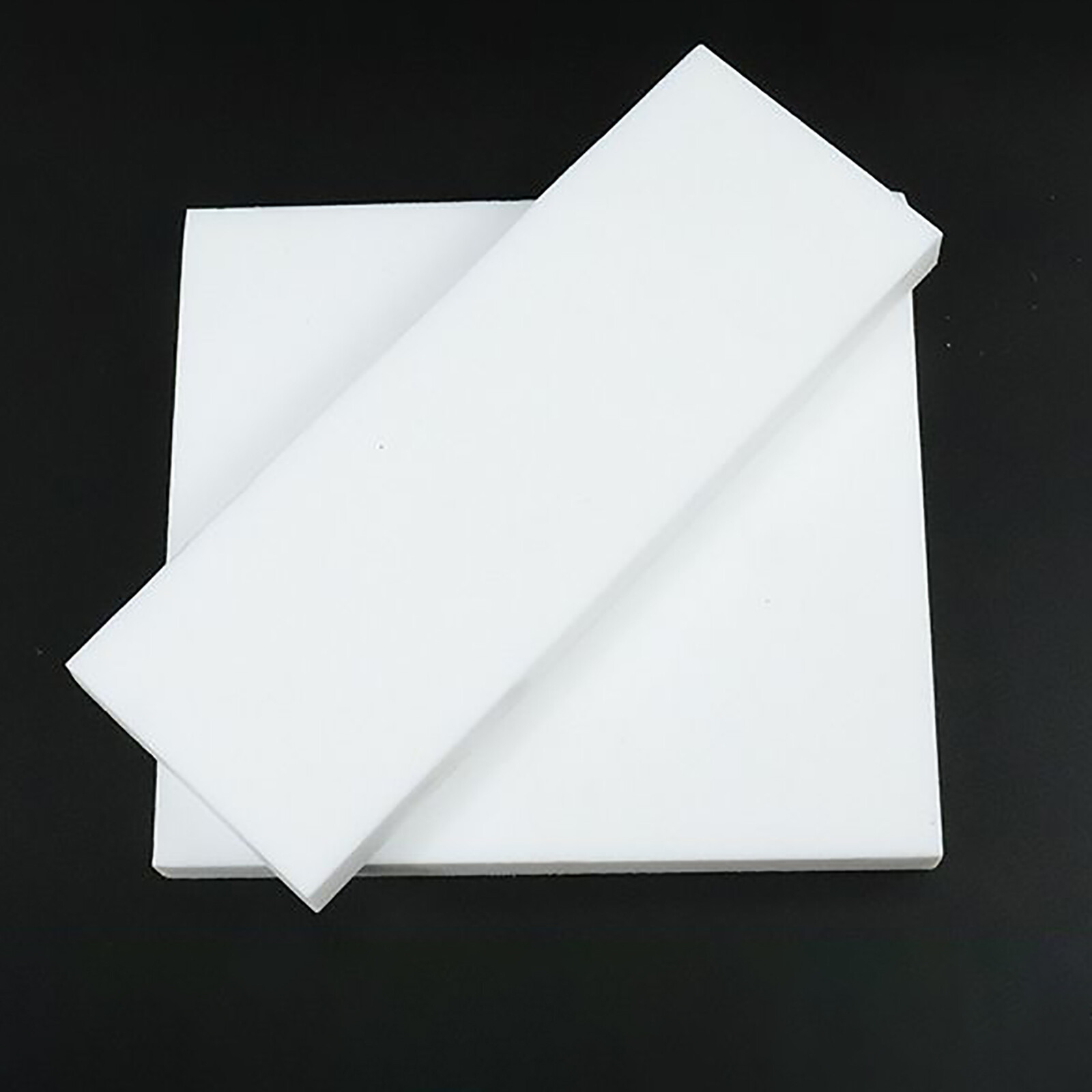 White PTFE Sheet Plate Hard Plastic Panel High Thermoplastic 0.2-30mm Thick DIY