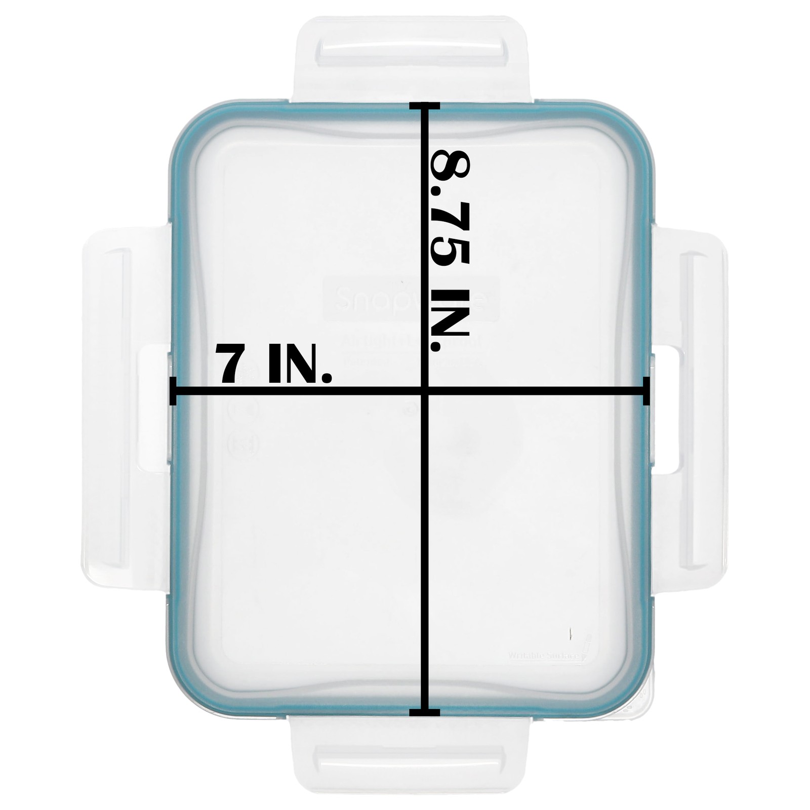 Snapware 7211R 6 Cup Total Solutions Clear Lid W/Juniper Green Gasket – Made in
