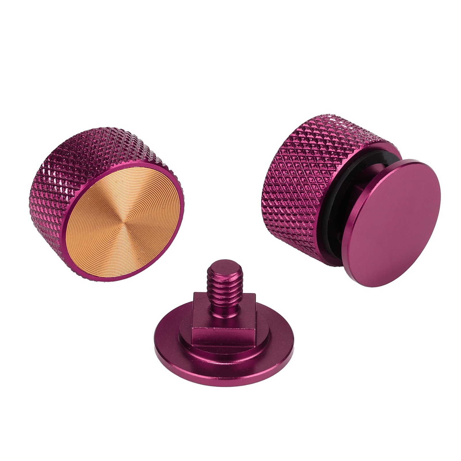 ​Upgrade 2-Pack Red Aluminum Welding Helmet Fasteners – Lightweight & Durable​