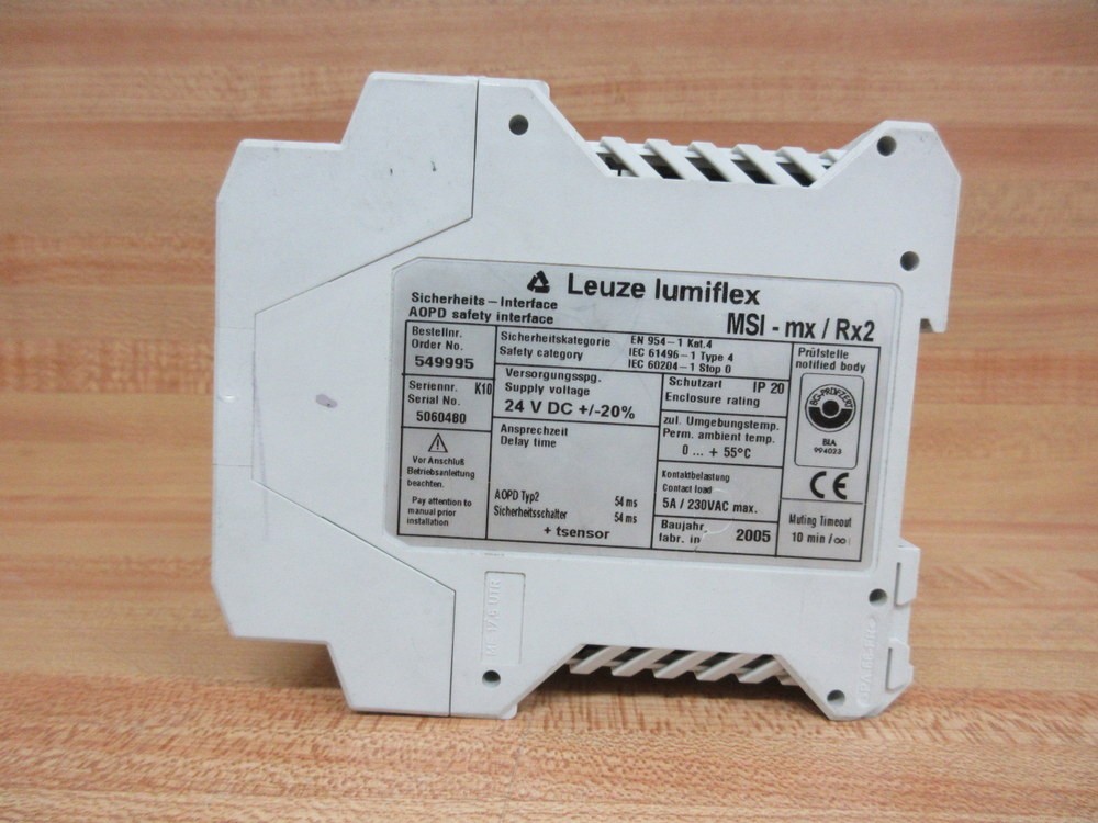Leuze MSI-mx/Rx2 Safety Relay