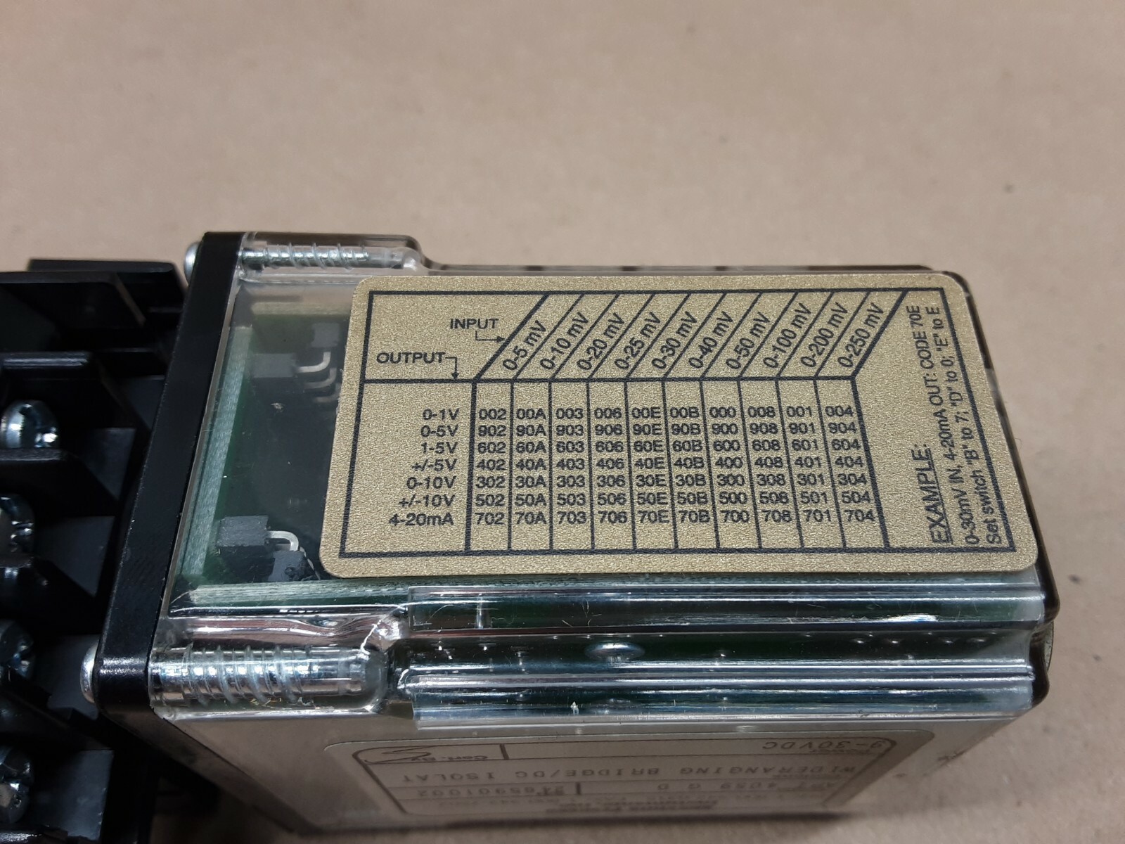 Absolute Process Instruments API-4059-GD Strain Gauge Bridge #1016F25*AD