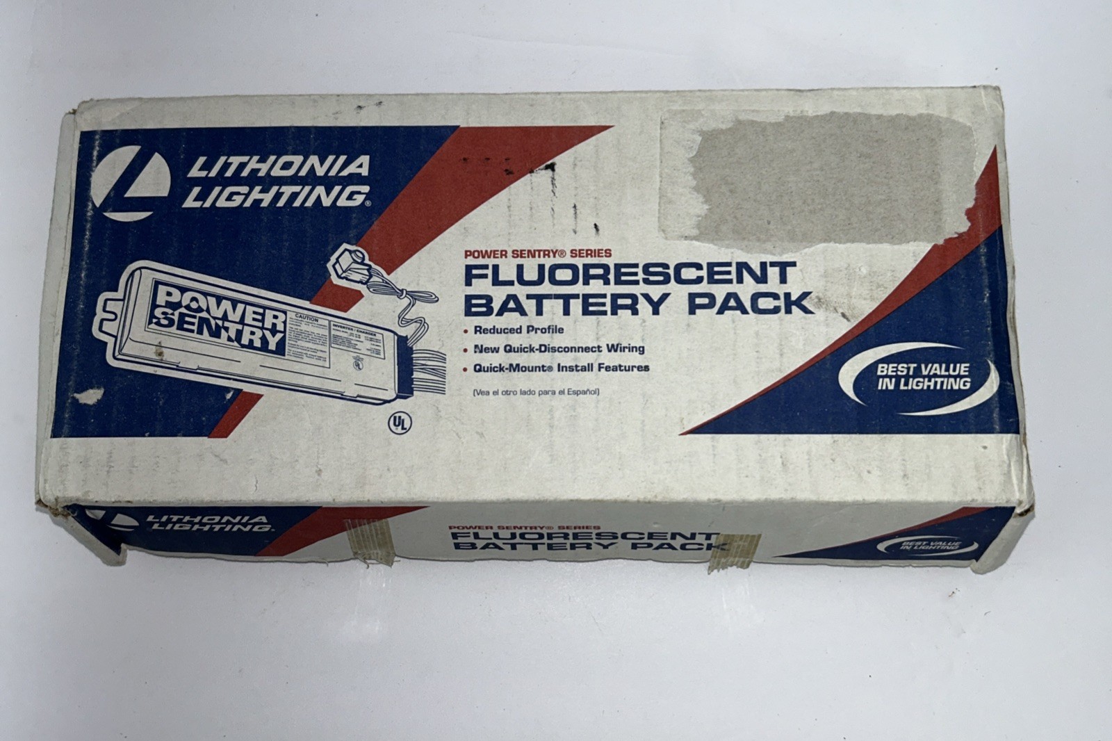 Lithonia Power Sentry PSQ500QD MVOLT Emergency Battery Pack 500lm Gray