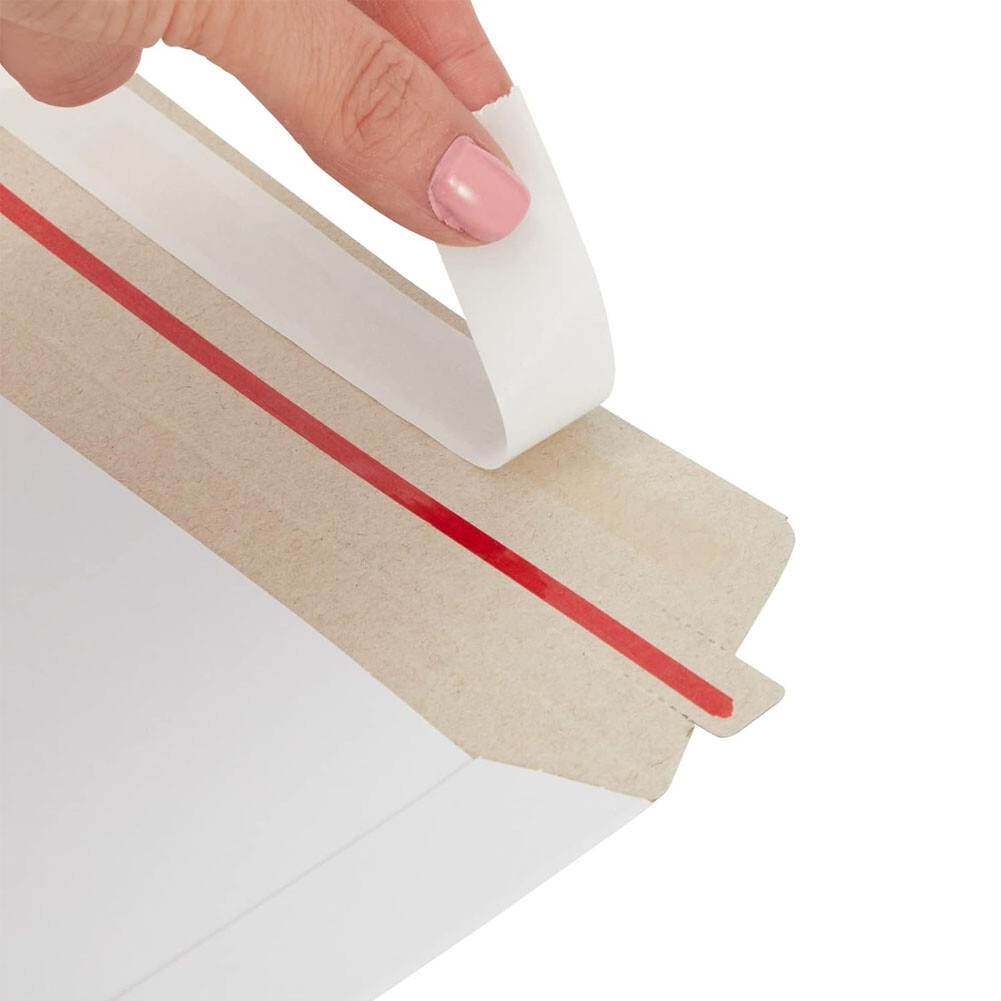 1000PCS Flat Photo Mailers Document CD Cardboard Envelopes Self Adhesive Seal US