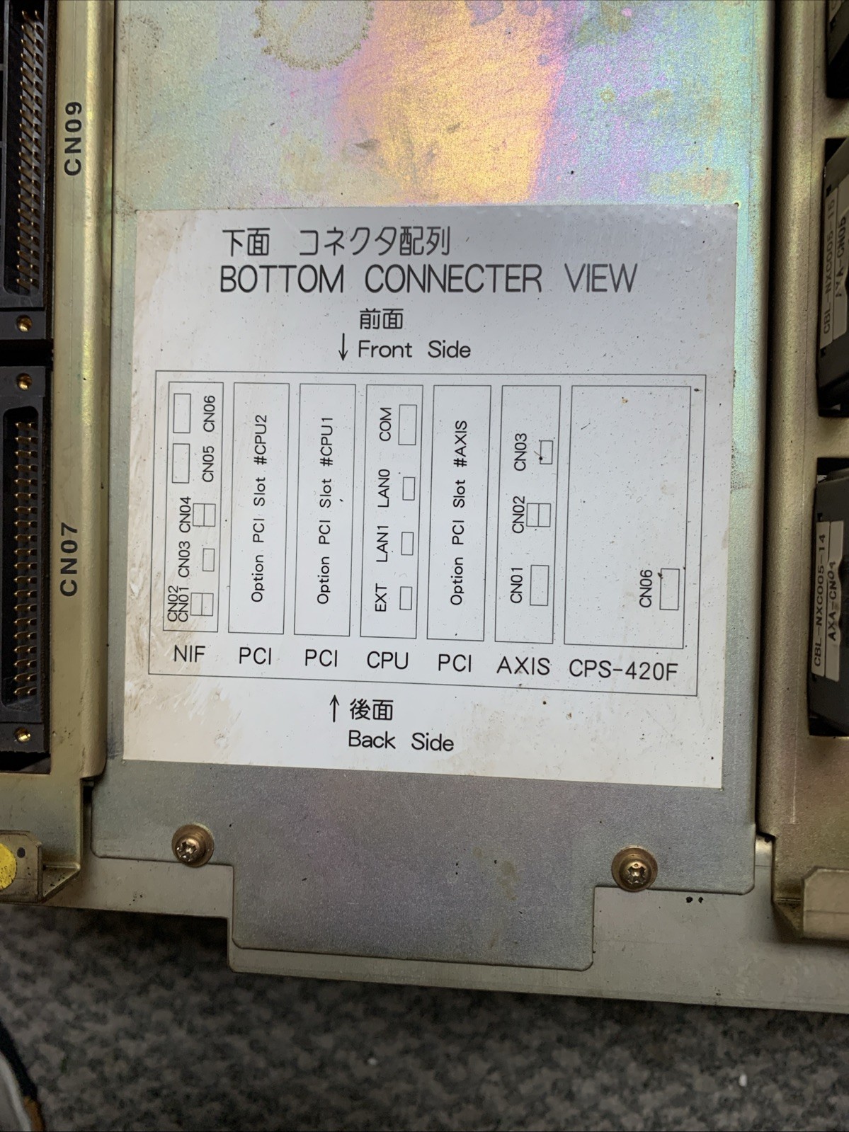 Yaskawa JZNC-NRK01-1 Power Supply Rack, CPS-420F, JZNC-NIF01-1, SGDR-AXA01A